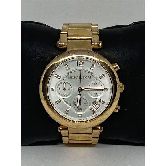 Michael Kors MK5806 Women's Stainless Steel Analog Dial Quartz Wrist Watch MP89 - Picture 1 of 12